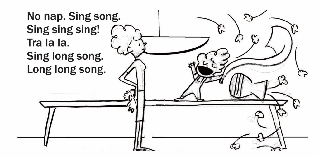 No Nap! singing sketch, Dan Yaccarino