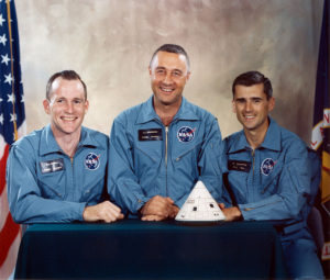 Apollo 1 crew - Ed White, Gus Grissom, Roger Chaffee